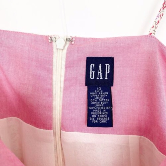 Y2K Vintage GAP Women's Maxi Dress Size 10 Medium Floral Sleeveless 90s 2000s - Picture 11 of 14